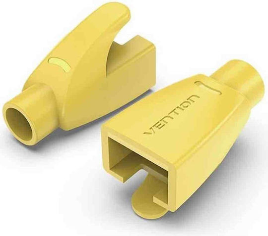Vention IODL0-100 Κάλυμμα βυσμάτων RJ45 100 Τμχ Κίτρινο