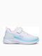 Memory Zeppelin 2 V Kids Sports Shoes Running with Hoop & Loop Closure White