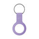 Crong Silicone Keychain Case for AirTag Purple