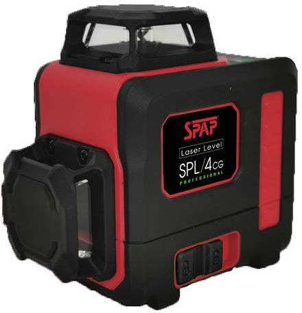 Spap SPL / 4CG Περιστροφικό Αλφάδι Laser Πράσινης Δέσμης 3.7V με Εύρος Εργασίας 30m