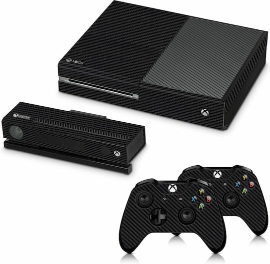 KWmobile Skin Carbon Pattern για Κονσόλα Xbox One Μαύρη