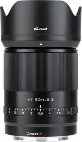 Viltrox Voller Rahmen Kameraobjektiv AF 50mm f/1.8 Festbrennweite für Nikon Z Mount Black