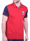 Polo Kurzarmbluse Rot