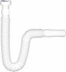 Plastic Siphon Sink Flexible with Output 40mm White