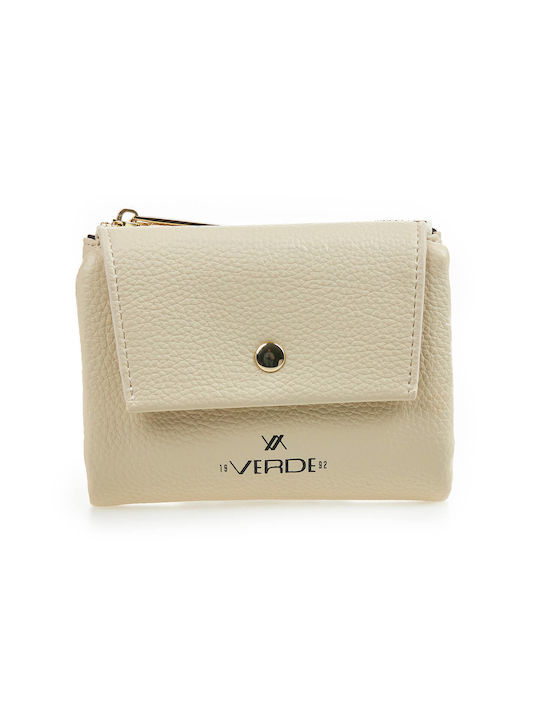 Verde Klein Frauen Brieftasche Klassiker Beige