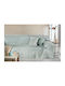 Guy Laroche Marvin Sesselüberwurf Zwei Seiten Chenille 180x150cm Meeresfarbe