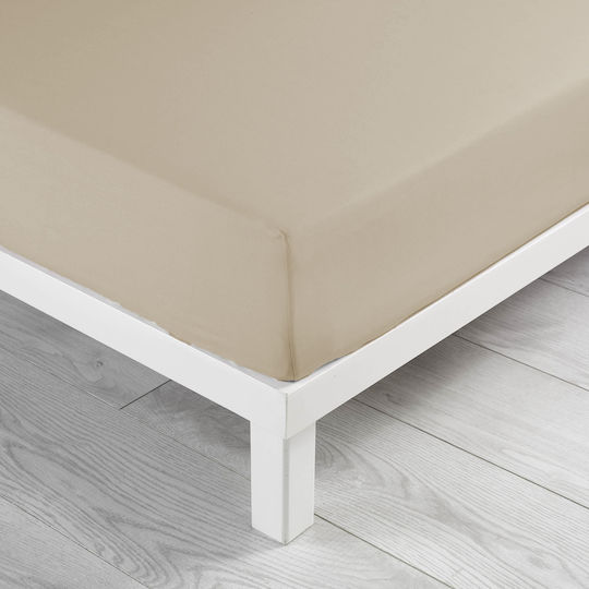 Douceur d'Intérieur Sheet Super-Double with Elastic 160x200cm. Lina Linen