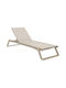 Deckchair Aluminum Tropic Taupe 210x72x31cm.