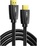 Ugreen HDMI 2.0 Braided Cable HDMI male - HDMI male 15m Χρυσό