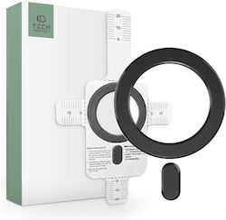 Tech-Protect MagSafe Ring Magmat με Οδηγό Ευθυγράμμισης Μαύρο