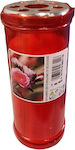 DEDICATION CANDLE MADE OF PLASTIC 40T RED