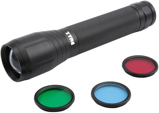 DMAX Flashlight LED IP44 with Maximum Brightness 1500lm TLG 901 Black