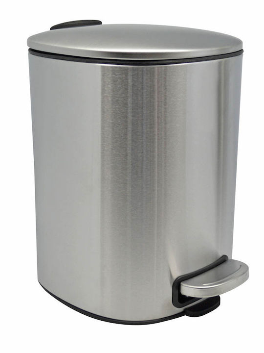 Ankor Inox Toilet Bin with Soft Close Lid 5lt