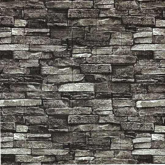 3D Wandpaneele Schaumstoff Selbstklebend 089 Grau 75x70cm 4 Stück
