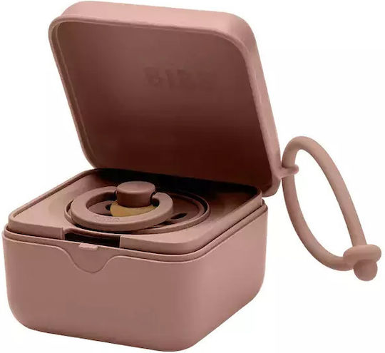 Bibs Pacifier Case Made of Pink Plastic