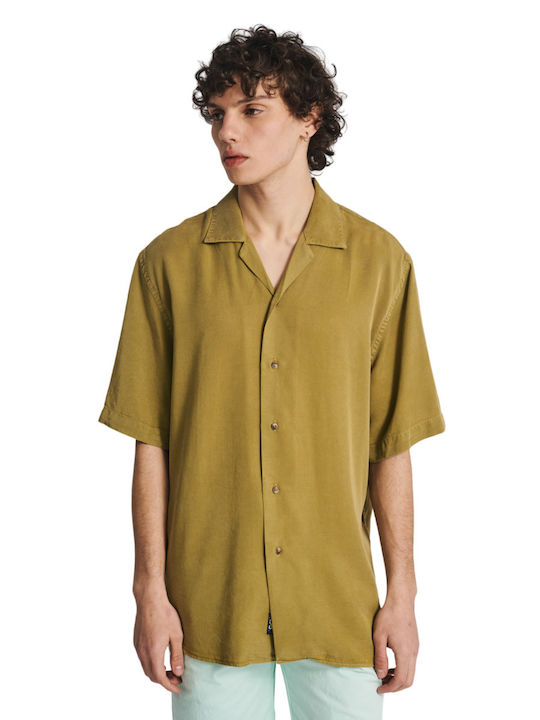 Staff Teddy Men's Shirt Short Sleeve Khaki