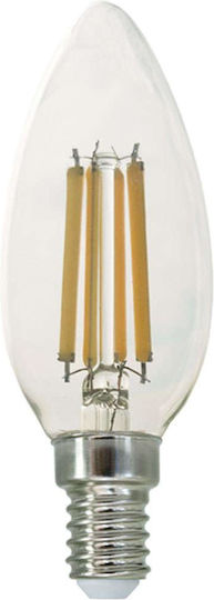 Diolamp LED Bulb 7W for Socket E14 and Shape C35 Natural White 880lm