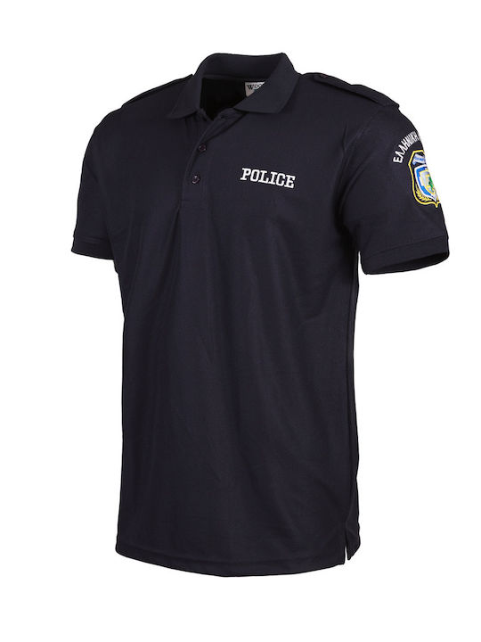Woodland WOO-POLO-POLICE Polo Short Sleeve Police Quick Dry