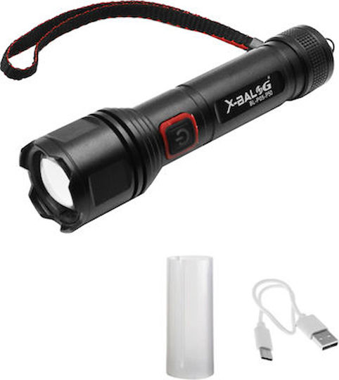 X-Balog Επαναφορτιζόμενος Φακός LED P05-P50