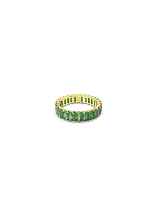 Swarovski Women's Gold Plated Ring Matrix with Stone