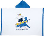 Chicco Poncho de plajă pentru copii Albastru 70 x 46cm.