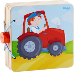Haba Activity Book Tractor made of Wood for 0++ Months