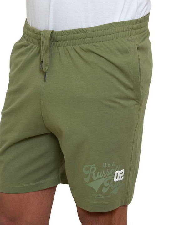 Russell Athletic Sportliche Herrenshorts Olive