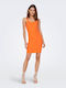 Only Summer Mini Dress Orange