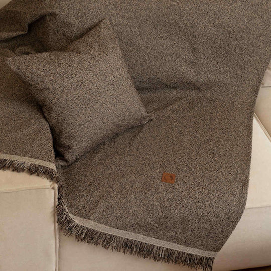Borea Plexis Ριχτάρι Πολυθρόνας Chenille 150x180εκ. Πετρόλ