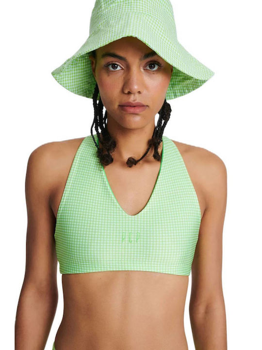 PCP Genesis Carreaux Women's Sports Bra without Padding Green