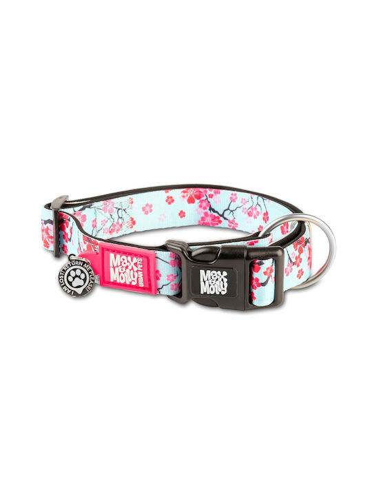Max & Molly Cherry Bloom Κολάρο Σκύλου σε Ροζ χρώμα XSmall 10mm x 22 - 35cm