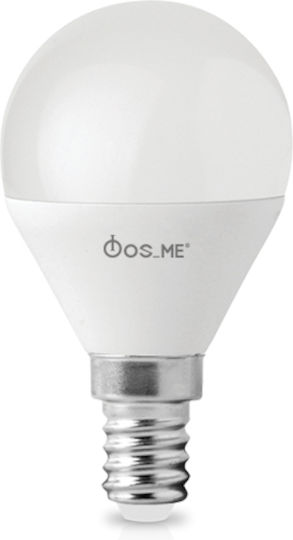 Fos me Λάμπα LED 7W για Ντουί E14 Φυσικό Λευκό 600lm