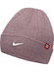 Sportswear Beanie Unisex Σκούφος Πλεκτός σε Ροζ χρώμα