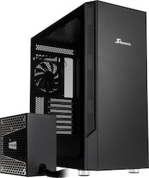 Seasonic Arch Q503 750 Watt Gaming Full Tower Computer Case with Window Panel Black