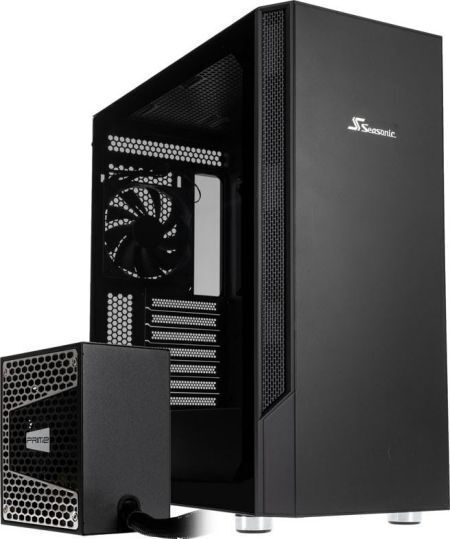 Seasonic Arch Q503 750 Watt Gaming Midi Tower Computer Case with Side Window Black