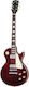 Gibson Deluxe 70s Elektrische Gitarre Einfacher Schnitt mit HH Tonabnehmerkonfiguration Wine Red mit Tasche