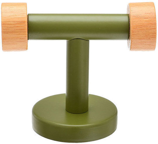 Estia Bamboo Essentials Кука Баня Двойно 5x5см Olive Green Estia Bamboo Essentials Кука Баня Двойно 5x5см Olive Green