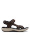 Clarks Mira Bay Damen Flache Sandalen Anatomisch Sportlich in Braun Farbe