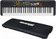 Yamaha Ключова дума PSR-F52 с калъф Bundle с 61 Клавиши Стандартно докосване с Калъф Черен