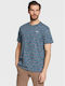 Guess Ανδρικό T-shirt Honest Blue Space με Ρίγες