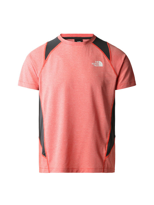 The North Face Αθλητικό Ανδρικό T-shirt Ροζ