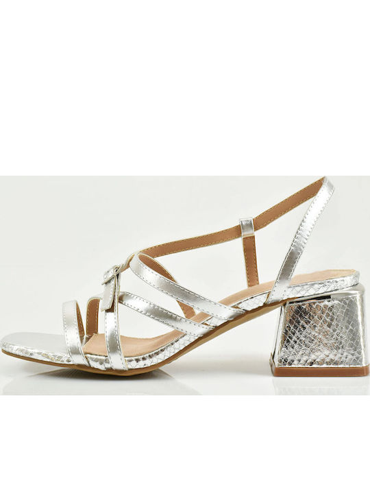 Envie Shoes Saust Sandale Argintii