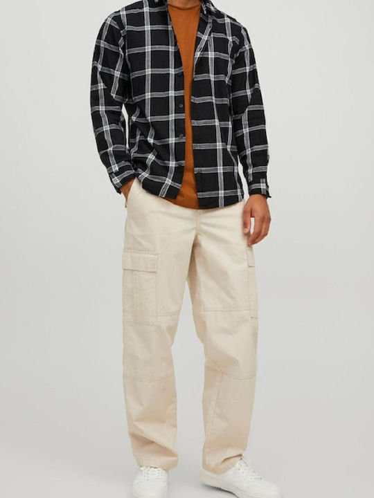 Jack & Jones Long-sleeved Flannel Shirt Checked...