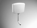 Ideal Standard Ideal Faro Montat pe perete Plastic Rezervor de toaletă Rectangular Presiune înaltă Alb