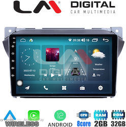 LM Digital Car-Audiosystem für Suzuki Hoch Nissan Pixo 2009-2016 (Bluetooth/USB/WiFi/GPS/Apple-Carplay) mit Touchscreen 9"