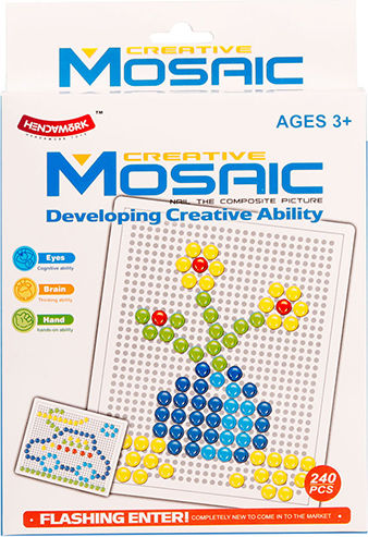 Επιτραπέζιο Παιχνίδι Mosaic για 1 Παίκτη 3+ Ετών (EN) Perfectoys
