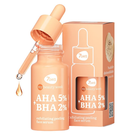 7DAYS My Beauty Week AHA 5%+BHA 2% Ser pentru Peeling Facial 20ml