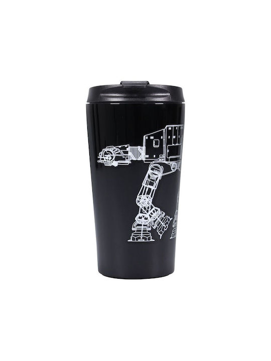 Grupo Erik Star Wars AT AT Walker Metallic Cup with Lid Black 300ml