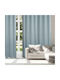 Das Home Vorhang mit Grommets 2240 Hellblau 140x270cm