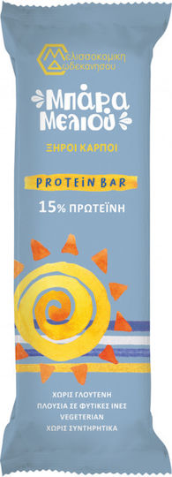Melissokomiki Dodekanisou Protein Bar Bar with 15% Protein & Flavor Nuts 40gr